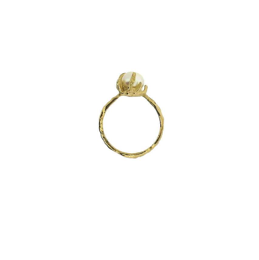 Lauren Wolf Pearl Claw Ring
